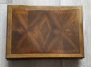 VINTAGE Wooden Jewelry Box Dressing Box Storage Case by Jay Import Co.